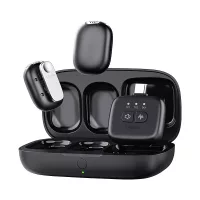   Ulanzi A30 vezeték nélküli mini mikrofon (2 adó és 1 vevő, USB-C, lightning) (fekete)
