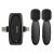 Ulanzi A020GBB1 V6 3-in-1, 2db vezeték nélküli lavalier mikrofon, lighting, usb-c, 3.5mm jack