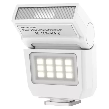 Ulanzi SL03 Spark Lite mini vaku és LED középpontos érintkező (fehér)