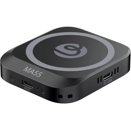 Ulanzi MA55 mágneses alumínium SSD ház aktív hűtéssel, NVMe/SATA meghajtókhoz, USB-C 10 Gbps
