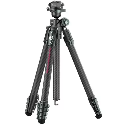 Ulanzi JJ06 Overhead GlideGo, karbon videó állvány, 44-187cm, 18kg teherbírás, Uka gyorscseretalp