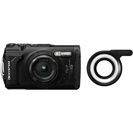 OM SYSTEM Tough TG-7 makró kit (fekete)