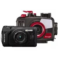 OM SYSTEM Tough TG-7 búvártok kit (fekete)