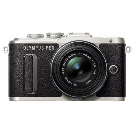 Olympus PEN E-PL8 kit (14-42mm f/3.5-5.6 II R) (fekete) (használt)