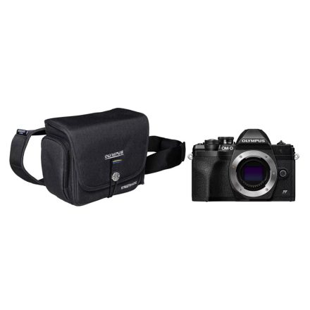 Olympus OM-D E-M10 Mark IV váz (fekete) + Streetomatic övtáska fekete