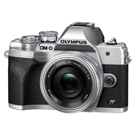 Olympus OM-D E-M10 Mark IV kit (14-42mm f/3.5-5.6 EZ Pancake) (ezüst/ezüst) (használt)