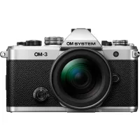   OM SYSTEM OM-3 kit (M.Zuiko Digital ED 12-45mm f/4 PRO) (ezüst/fekete)