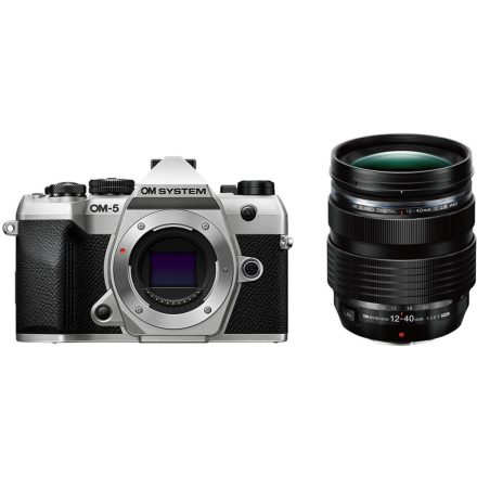 OM SYSTEM OM-5 Mark II kit (12-40mm f/2.8 PRO II) (ezüst/fekete)