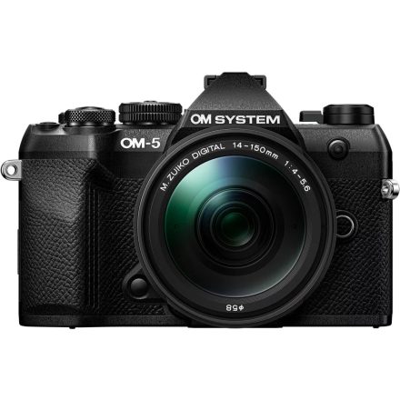 OM SYSTEM OM-5 Mark II kit (14-150mm f/4-5.6 II) (fekete/fekete)