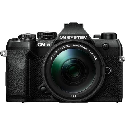 OM SYSTEM OM-5 Mark II kit (14-150mm f/4-5.6 II) (fekete/fekete)