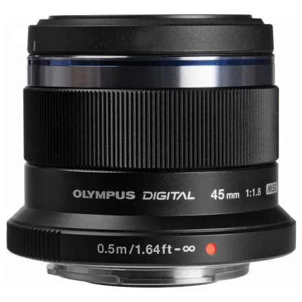 Olympus M.Zuiko Digital 45mm f/1.8 (Micro 4/3) (fekete) (használt)
