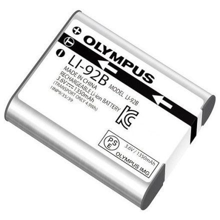 Olympus LI-92B akkumulátor (SH-50, TG-1, TG-2, TG-5, TG-6, TG-7, XZ-2, SP100)