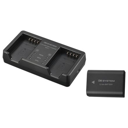 OM SYSTEM SBCX-1 akkumulátor és töltő kit (OM SYSTEM OM-1, OM-3)