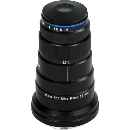 Laowa 25mm f/2.8 2.5-5X Ultra Macro objektív (Canon RF)