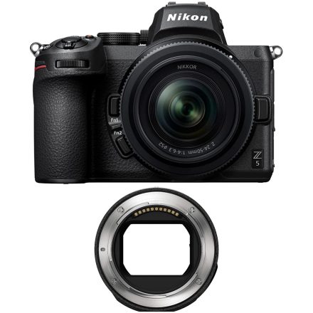 Nikon Z5 kit (24-50mm f/4.0-6.3 VR + FTZ II adapter)