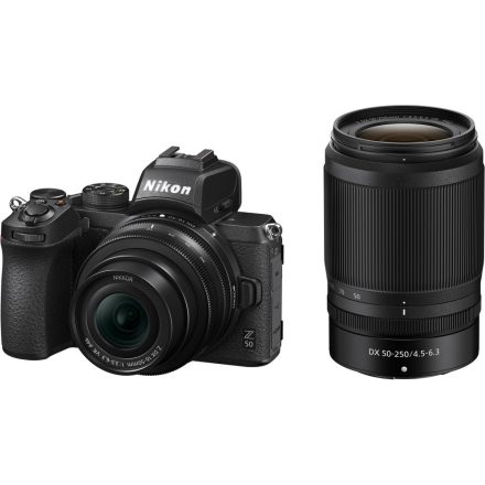 Nikon Z50 kit (DX 16-50 f/3.5-6.3 VR, DX 50-250 f/4.5-6.3 VR)