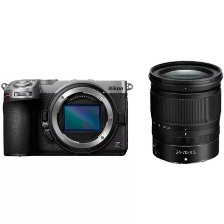 Nikon Z5 II C MILC fényképezőgép kit (Z 24-70mm f/4 S) (ezüst)