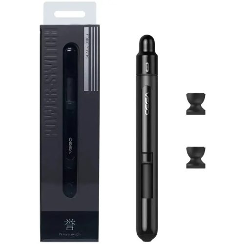   VSGO Power Switch Lens Cleaning Pen mágneses aktívszenes lencsetisztító toll + 2 db extra fejjel