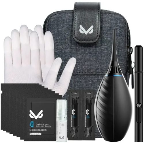   VSGO 17 in 1 hordozható professzionális kamera és objektív tisztító kit