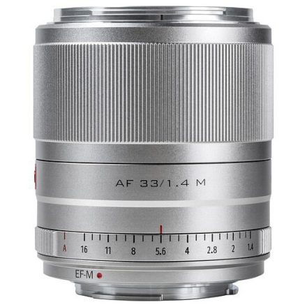 Viltrox PFU RBMH 33mm f/1.4 STM (Canon EF-M) (ezüst)