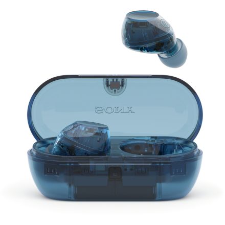 Sony WF-C710N TWS Bluetooth zajszűrős fülhallgató (áttetsző kék)