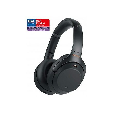 Sony WH-1000XM3 vezeték nélküli fejhallgató (fekete) (WH1000XM3B.CE7)