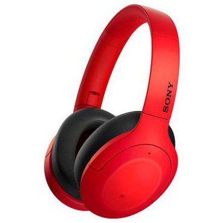 Sony WH-H910N h.ear on 3 vezeték nélküli, zajszűrős fejhallgató (piros) (WHH910NR.CE7)