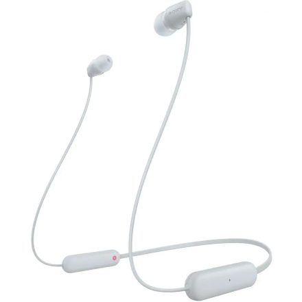 Sony WI-C100 vezeték nélküli fülhallgató (fehér)