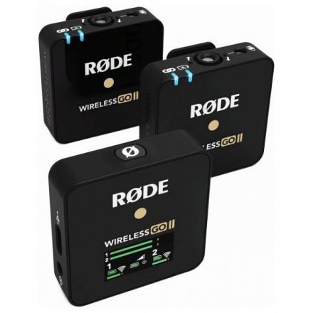 Rode Wireless Go II két csatornás digitális vezeték nélküli mikrofon rendszer