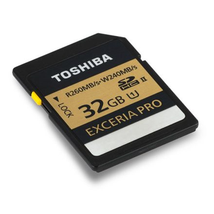 Toshiba Exceria PRO UHS-II SDHC 32GB (260MB/s) (használt)