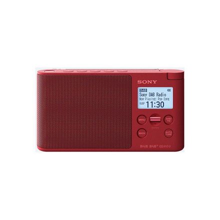 Sony XDR-S41DR hordozható DAB/DAB+ rádió (piros)