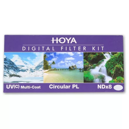 Hoya Digital szűrő szett (UV(C), CPL, NDx8) (46mm) (használt)