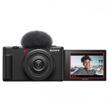 Sony ZV-1F Vlog kamera (fekete)