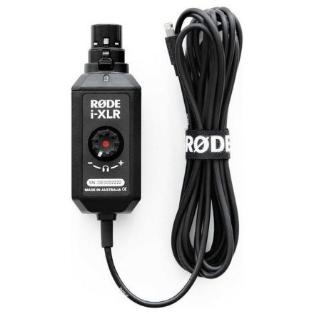 Rode I-XLR digitális audio interfész iOS készülékekhez lightning csatlakozóval