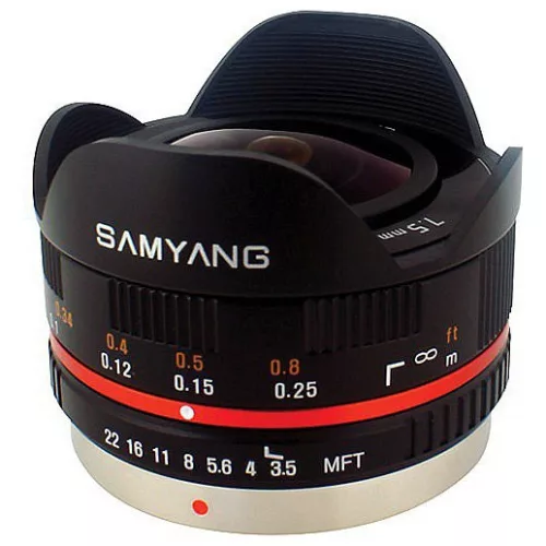   Samyang 7.5mm f/3.5 Fish-eye (Micro 4/3) (fekete) (használt)
