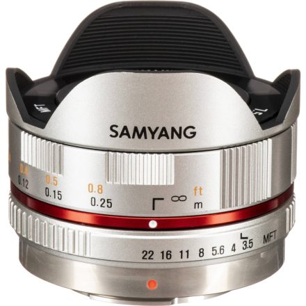 Samyang 7.5mm f/3.5 Fish-eye (Micro 4/3) (ezüst) (használt)