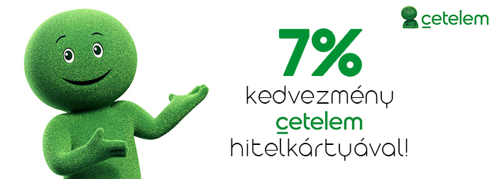 7% Cetelem hitelkártya kedvezmény
