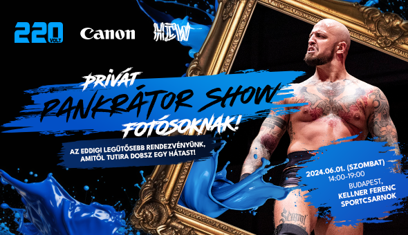 Canon - Pankrátor show fotózás