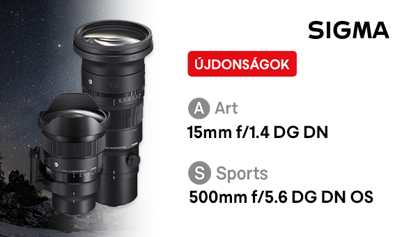 Bejelentés: SIGMA 15mm F1.4 Fisheye és 500mm F5.6 DG DN OS