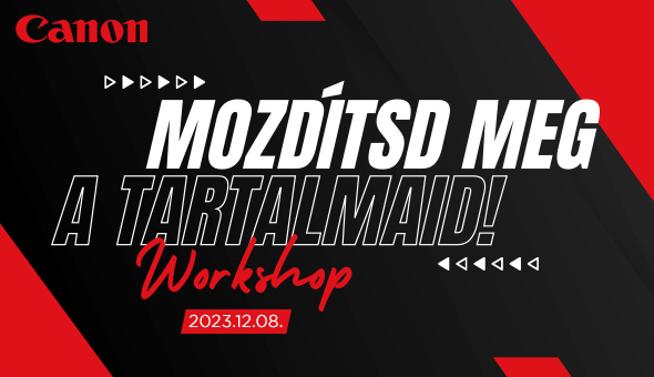 Canon - Mozdítsd meg tartalmaid