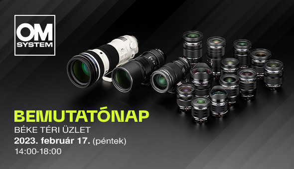OM SYSTEM bemutatónap és termékpremier