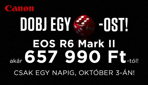 Canon R6 Mark II promóció