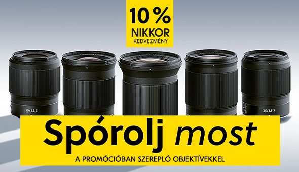 Nikon objektív kedvezmények
