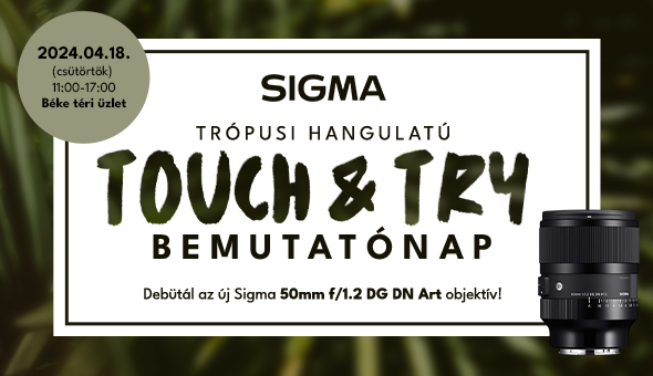 SIGMA | Touch & Try bemutatónap