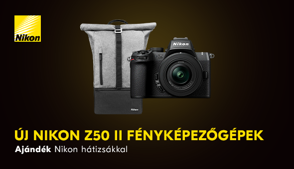 Nikon Z50 II ajándék hátizsákkal