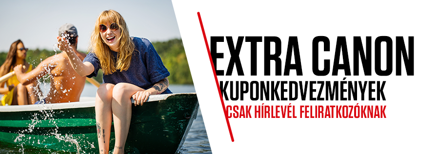 Canon MILC fényképezőgépek extra kuponkedvezménnyel
