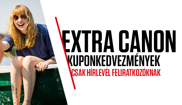 Canon MILC fényképezőgépek extra kuponkedvezménnyel