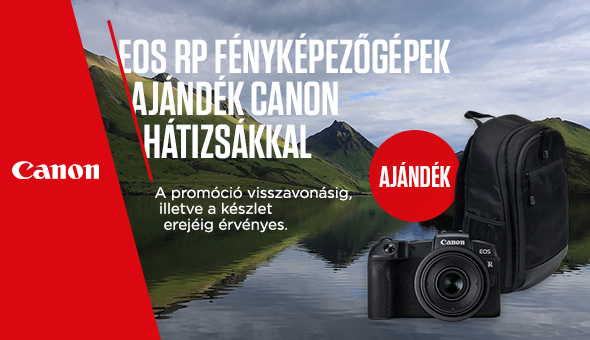 Canon EOS RP ajándék táskával