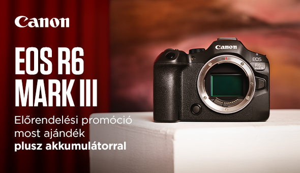 ELŐRENDELHETŐ: az új Canon EOS R6 Mark III