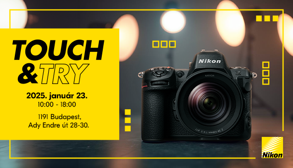 Nikon szakmai bemutató és Touch & Try tesztnap